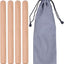 2 Pzas Claves Madera Dura 8pulg con Bolsa