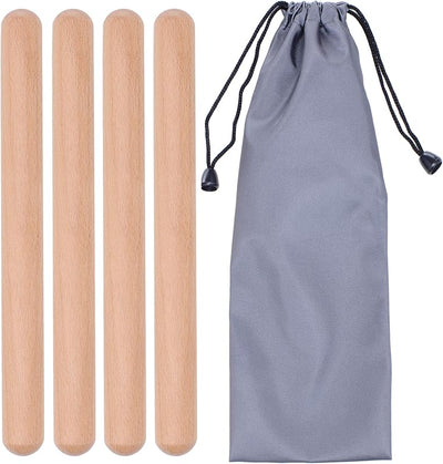 2 Pzas Claves Madera Dura 8pulg con Bolsa