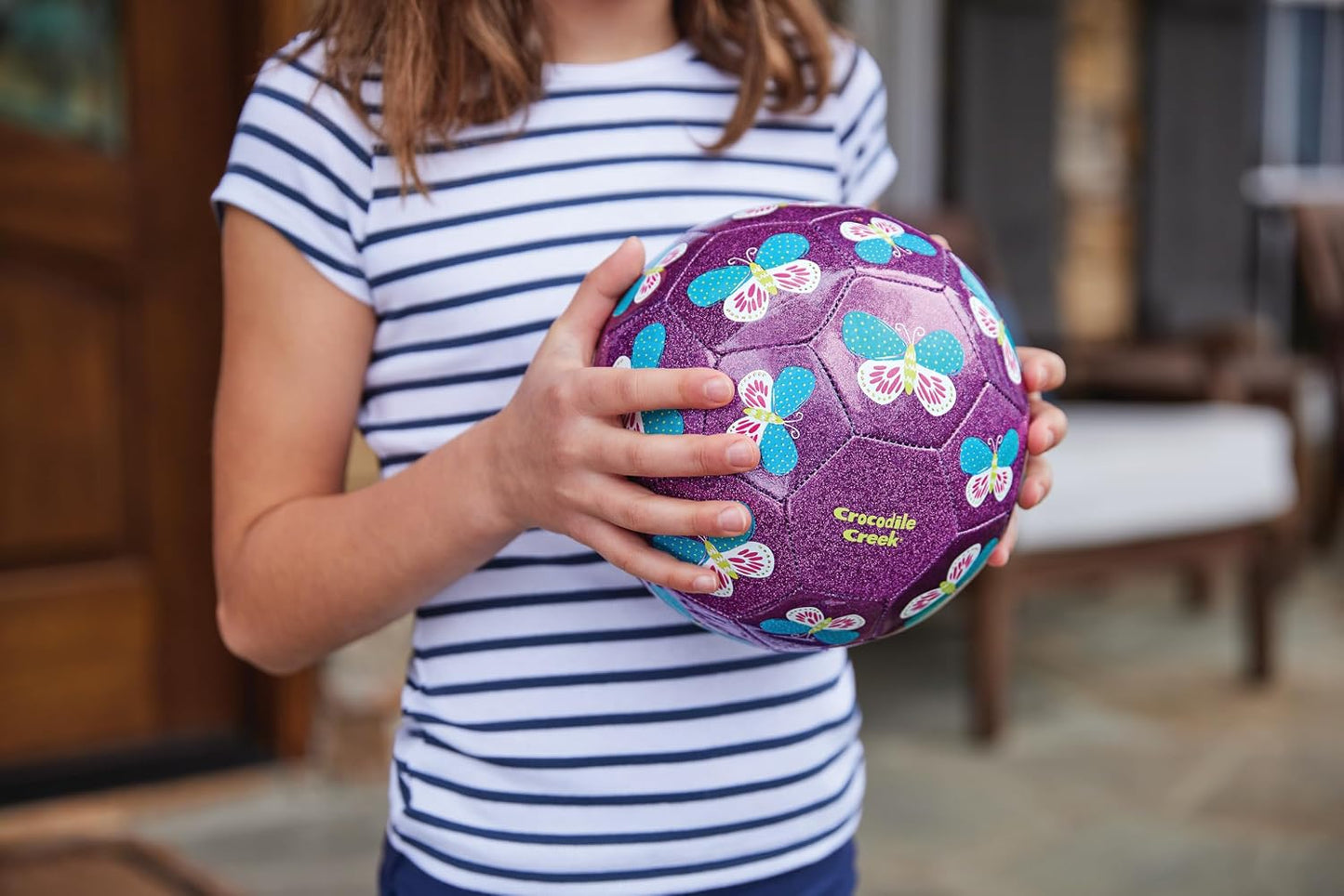 Balón fútbol goma inflable niños deporte