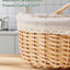 Cesta picnic con mesa manta bolsa enfriadora plegable