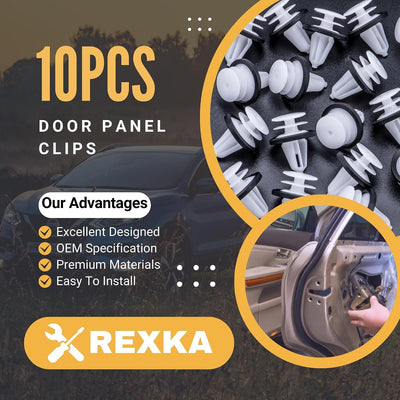 Clip retención puerta 10uds para Ford C-Max Edge