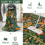 Alfombra dormitorio 3x5ft lavable antiderrap tigre leopardo