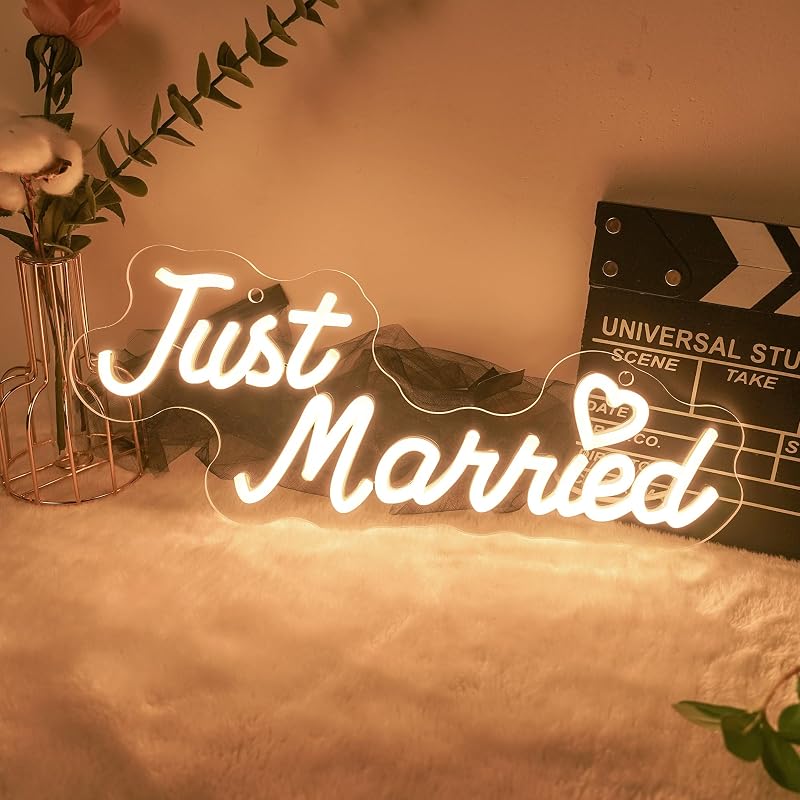 Letrero neón USB para pared dormitorio boda San Valentín