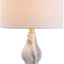 Lámpara mesa LED cristal 20.5pulg oficina sala comedor