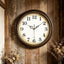 Reloj pared vintage sin tictac 12pulg bronce