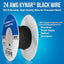 Rollo alambre cobre Kynar negro 24 AWG 100 ft