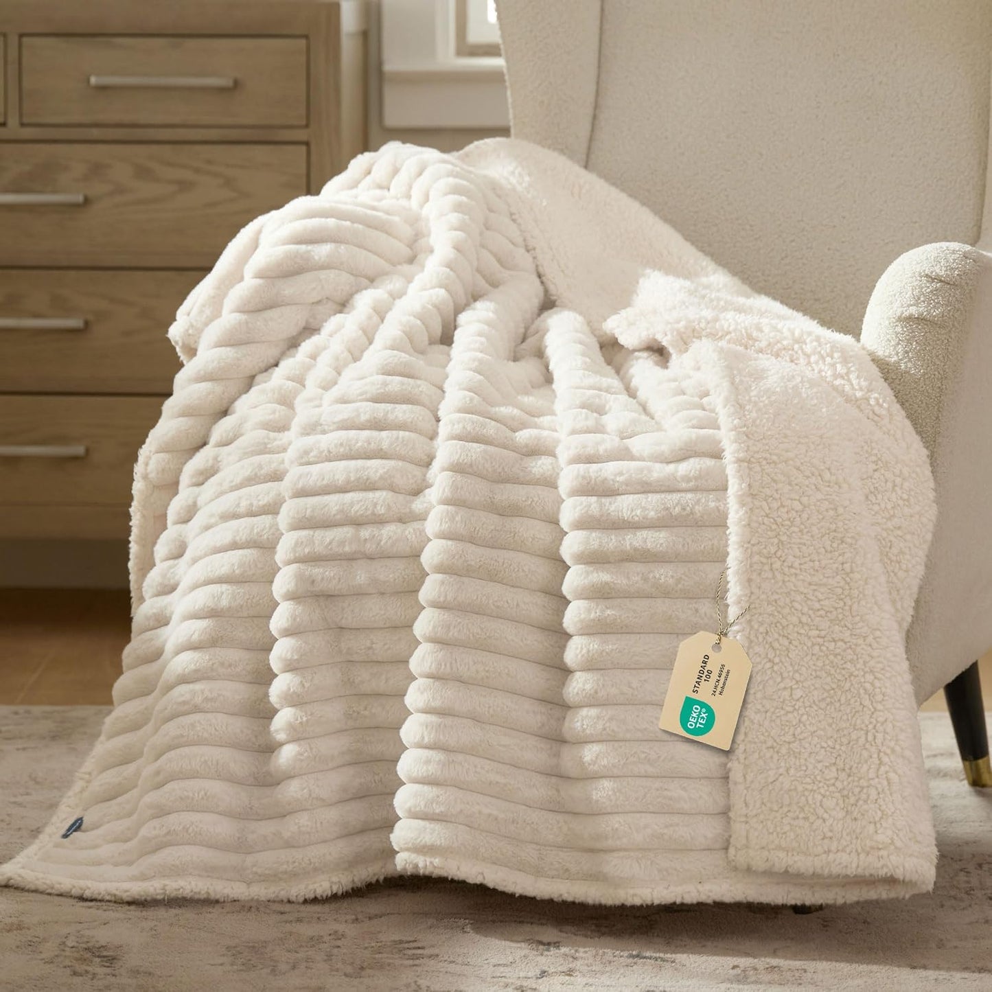 Manta impermeable para perros grandes suave reversible lavable