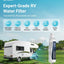 Filtro agua RV NSF reduce cloro 2 unidades