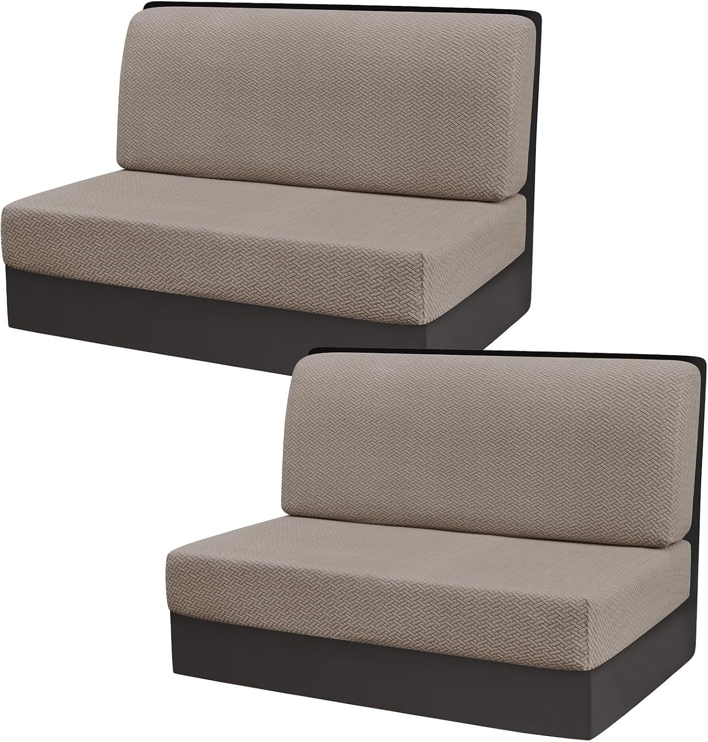 Fundas cojín elásticas para comedor RV camping 2 pzas