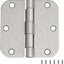 Bisagras puerta interior 3.5x3.5pulg acero níquel satinado set12