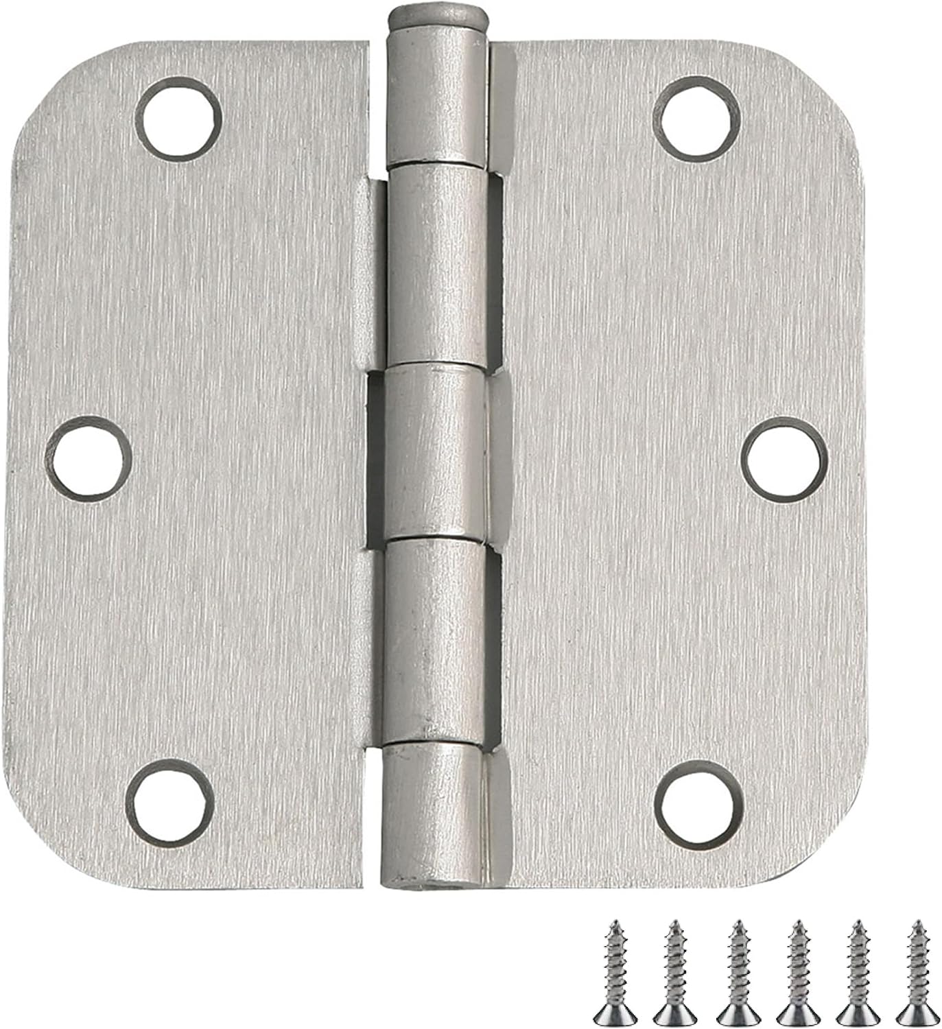 Bisagras puerta interior 3.5x3.5pulg acero níquel satinado set12