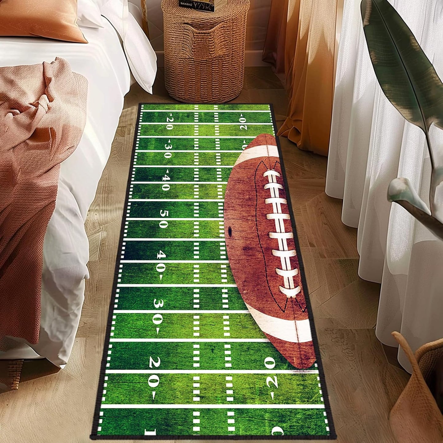 Alfombra poliéster 2x6ft pelo bajo cocina entrada
