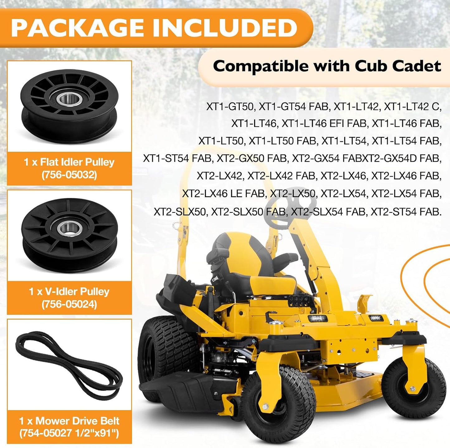 Correa transm. tractor Cub Cadet GT50 LT42 XT1 ZT1