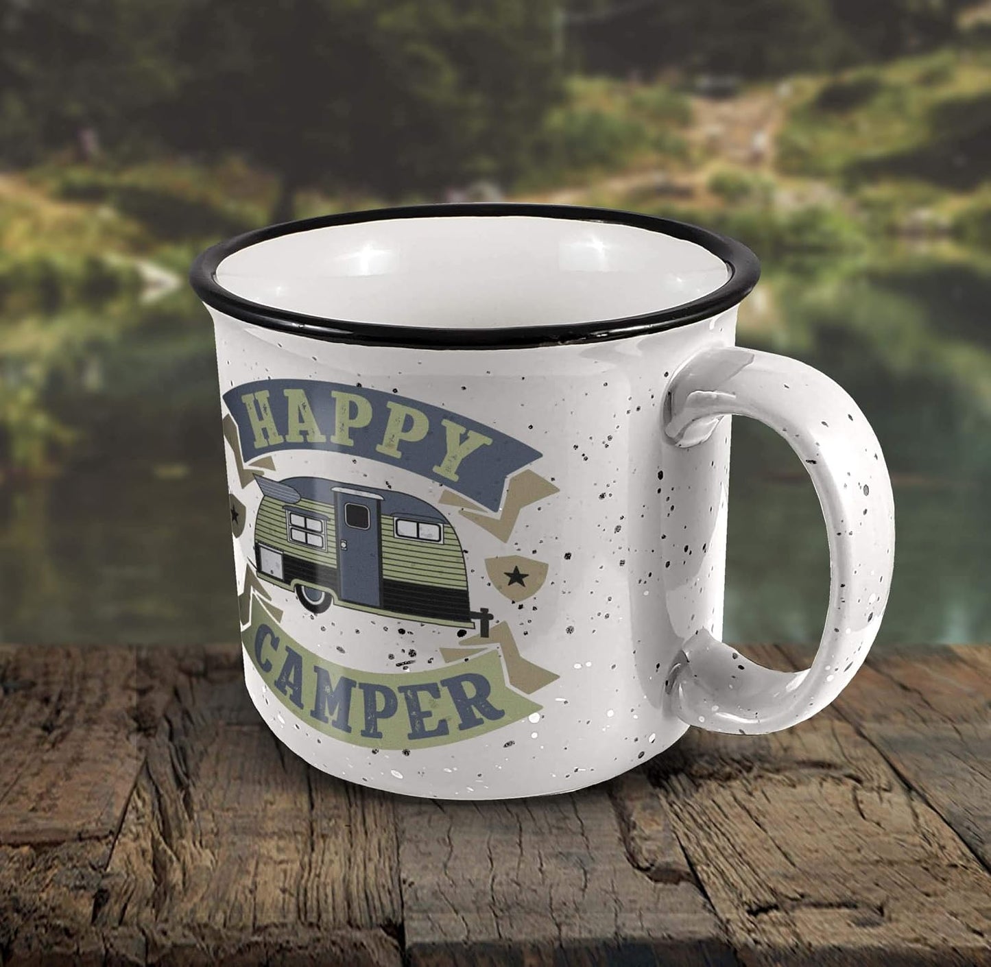 Taza cerámica diseño mamá oso para caravana aire libre