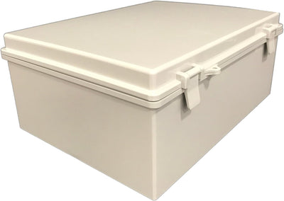 Caja NEMA plástico puerta sólida 15.68x11.73pulg gris