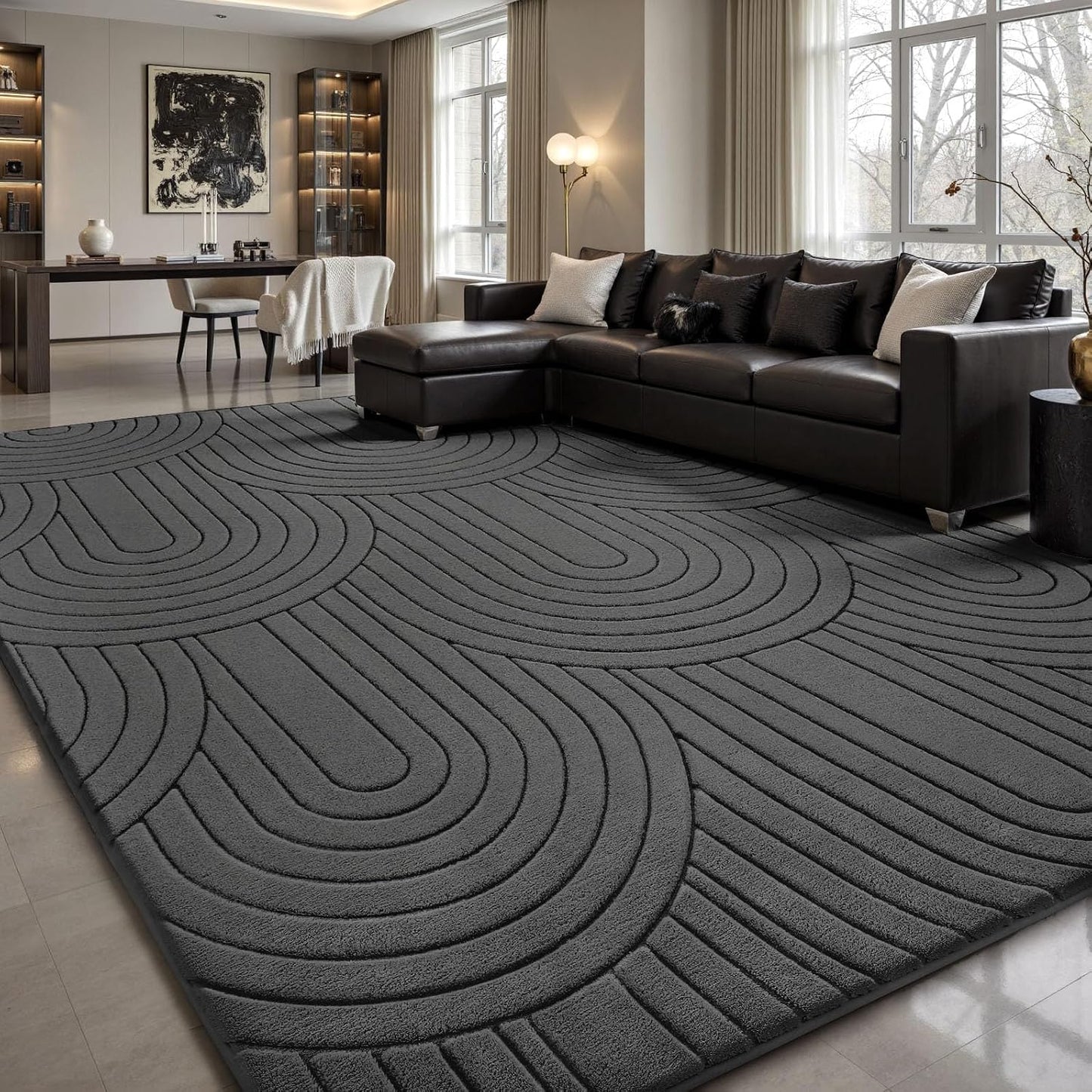 Alfombra 8x10ft suave antiderrap sala dormitorio