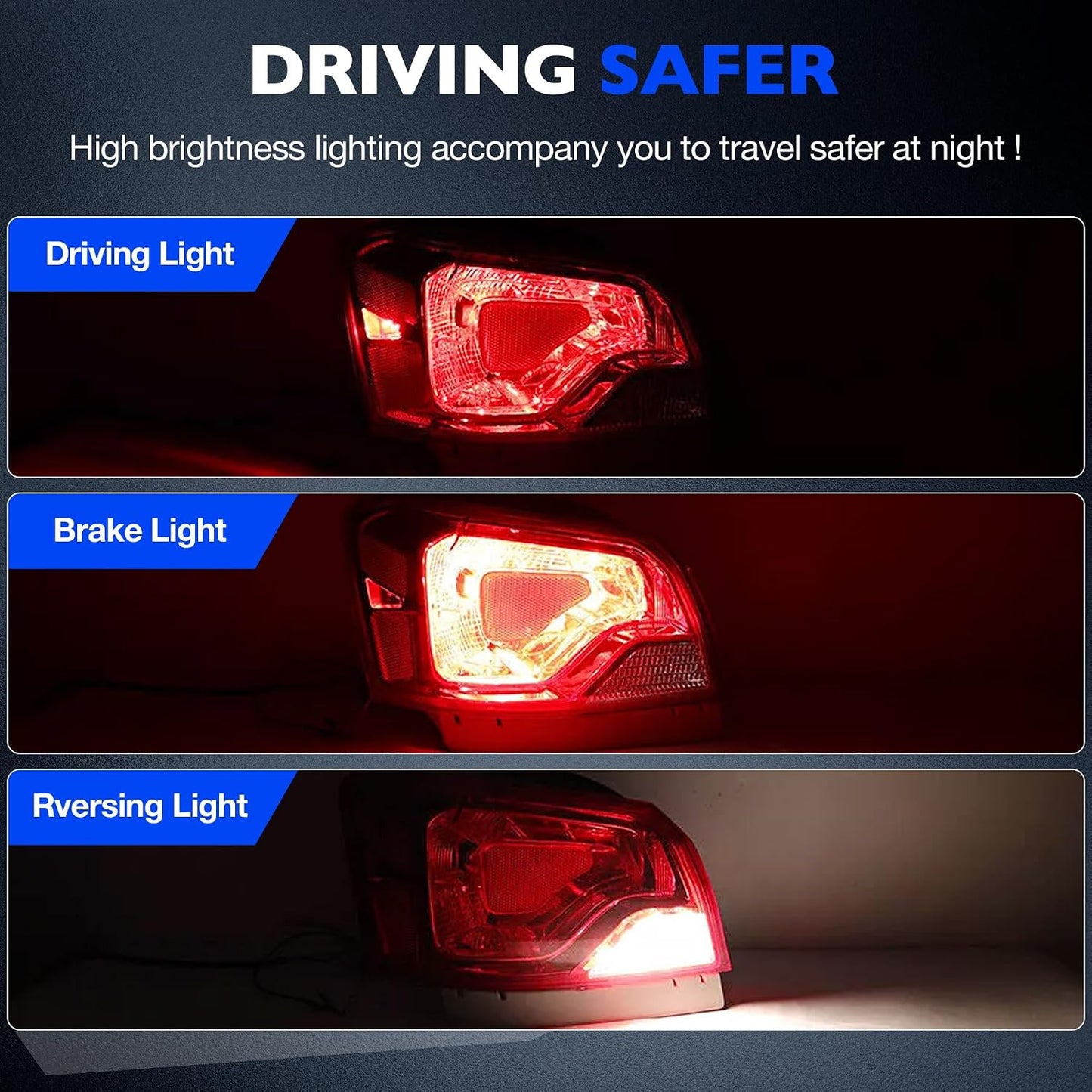 Luz trasera freno Chevy Impala 14-20 izquierda