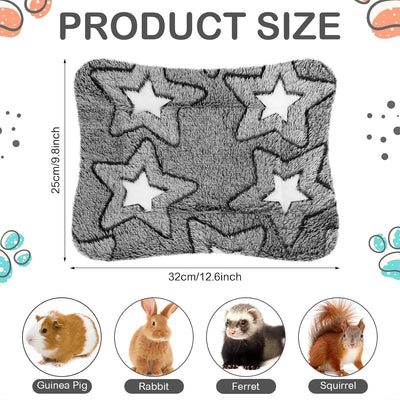 4 Pzas Ropa Cama Impermeable Conejillo 13x10pulg Reversible