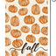 Bandera jardín otoño 12x18pulg doble cara calabazas
