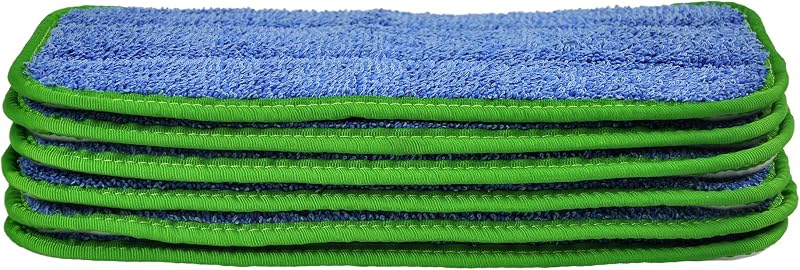 Mopa microfibra retorcible 10pulg 6uds color verde