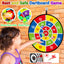 Tablero dardos niños 29" doble cara con bolas adhesivas