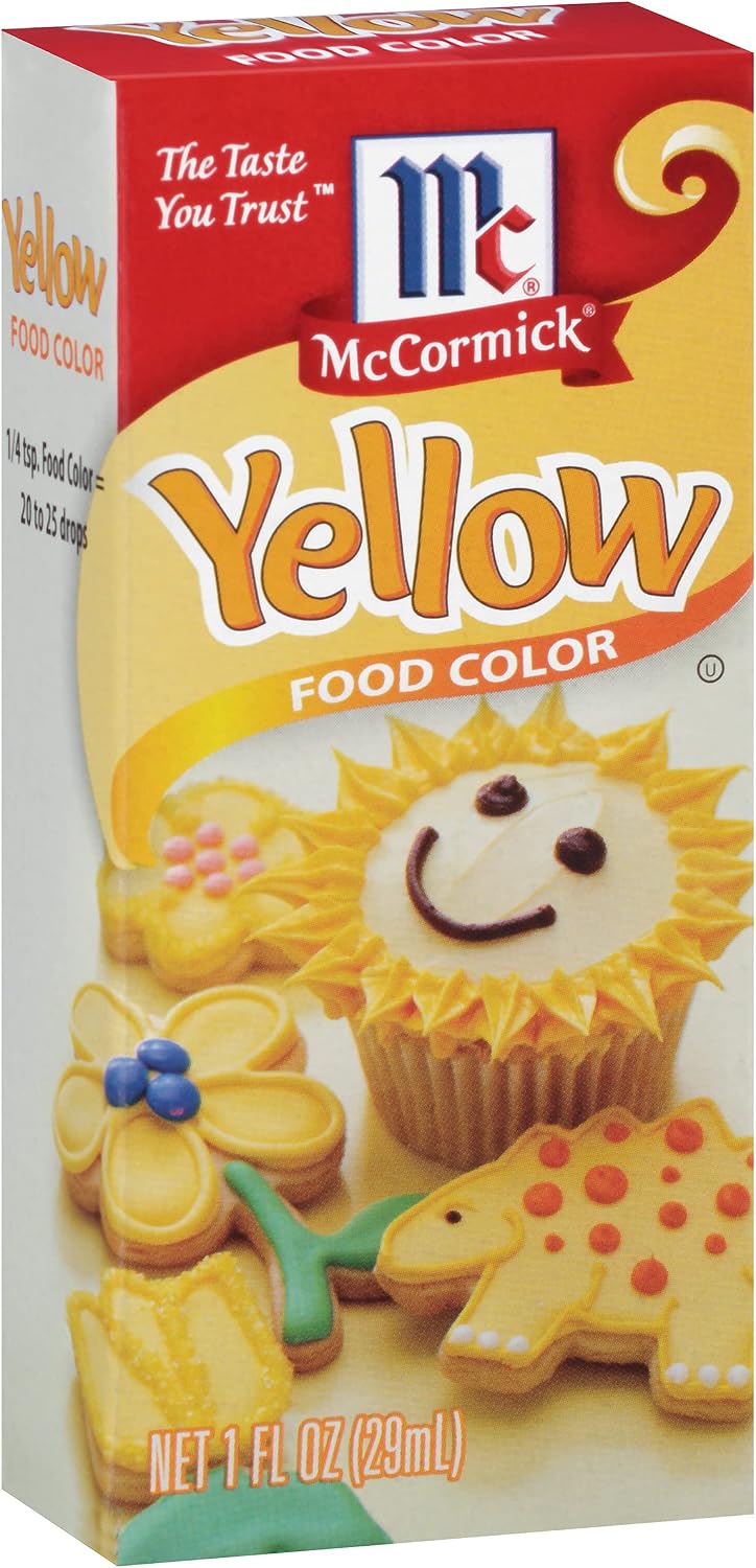Color alimenticio amarillo 1oz