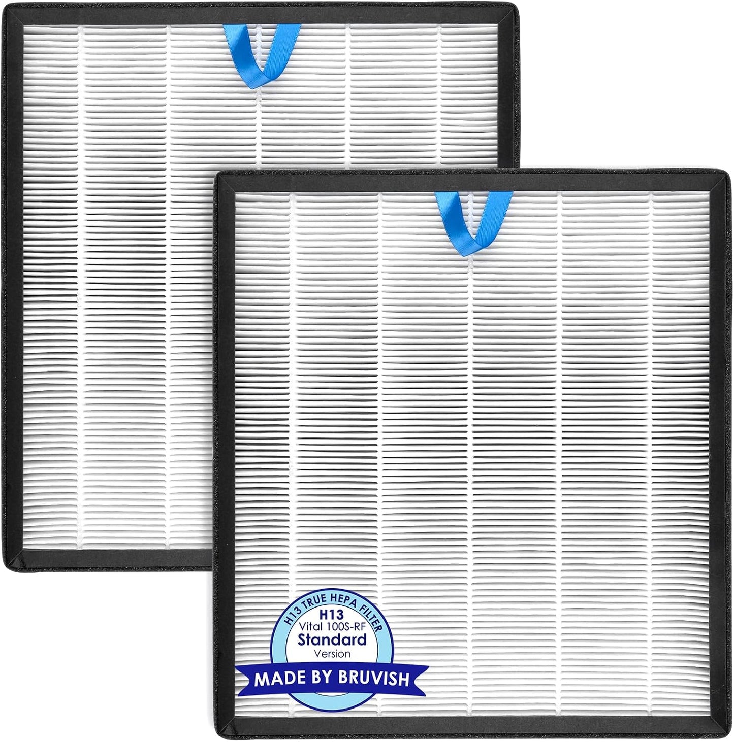 2 Filtros Vital 100S comp LEVOIT HEPA H13 carbón activado
