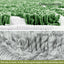 Tapete baño forma U verde oscuro 24x20 antideslizante absorbente
