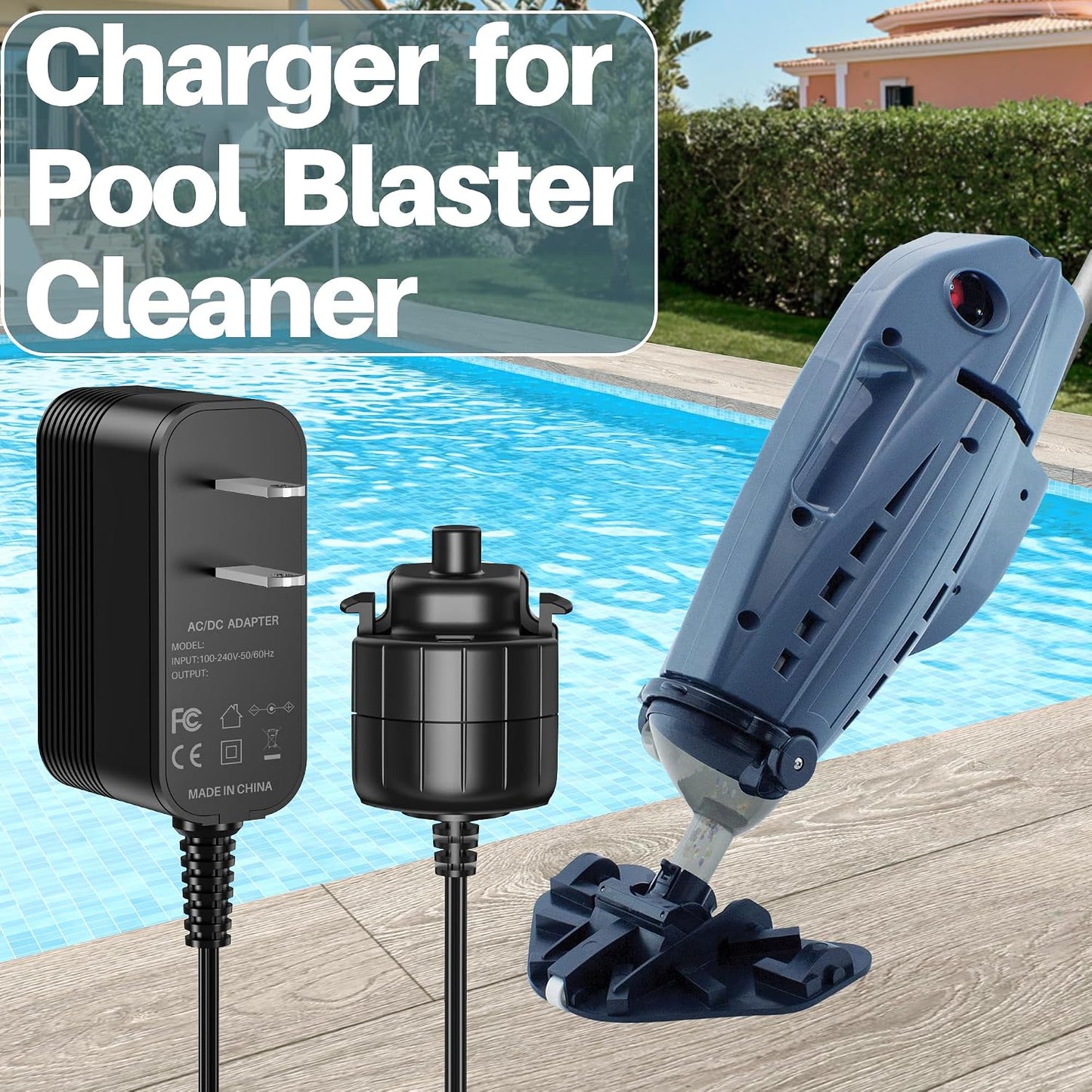 Cargador aspiradora piscina comp Max Li Volt FX-8