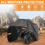 Cubierta ATV Polaris Sportsman 850 impermeable 210D-PU negro