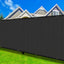 Rejilla privacidad valla 8x40" malla resistente negro
