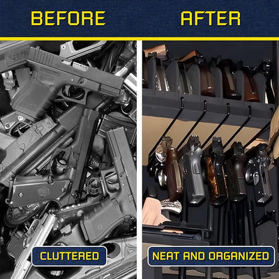 Estante seguro para armas y gabinete