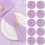 60 Servilletas Gasa Algodón Lavanda 20x20pulg