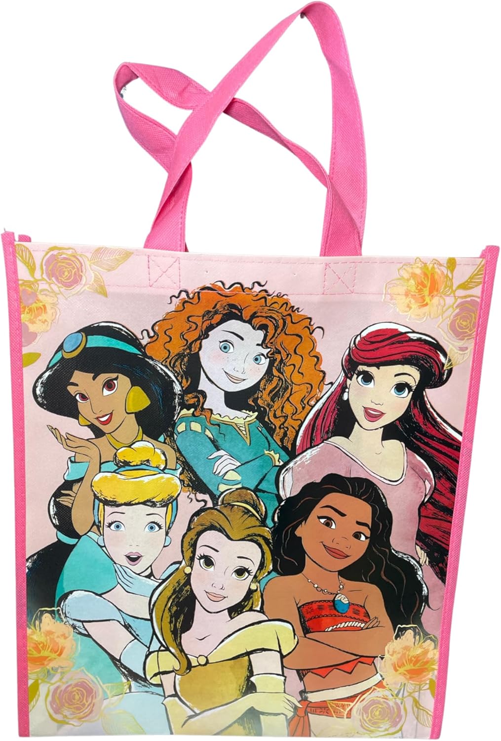 Bolsa grande reutilizable de regalo de Navidad con personajes de Disney
