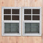2 Ventanas Cobertizo 14x21pulg Vidrio Templado