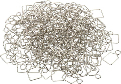 Clip conector araña 200pzas 0.748x0.472pulg hebilla cristal
