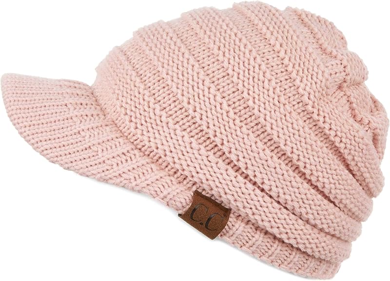 Sombrero punto acanalado ala mujer YJ-131