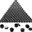 Pack 110 Tarros Plástico Negro 2oz Con Tapas