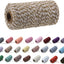 Cuerda algodón colorida 109 yardas para panadería manualidades
