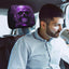 2 Fundas Reposacabezas Auto Calavera Morada Universal Suave