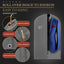 10 Pzas Bolsas Almacenamiento 40" Cremallera Ventana Gris