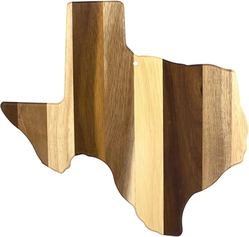 Tabla servir cortar Rock & Branch diseño Texas arte pared
