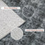 Alfombra pasillo 2x6ft lavable antiderrap gris