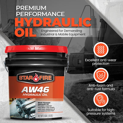 Aceite hidráulico AW46 5gal antidesgaste ISO 46