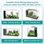 Set repuesto filtro acuario 3 etapas espuma carbono anillos cerámica