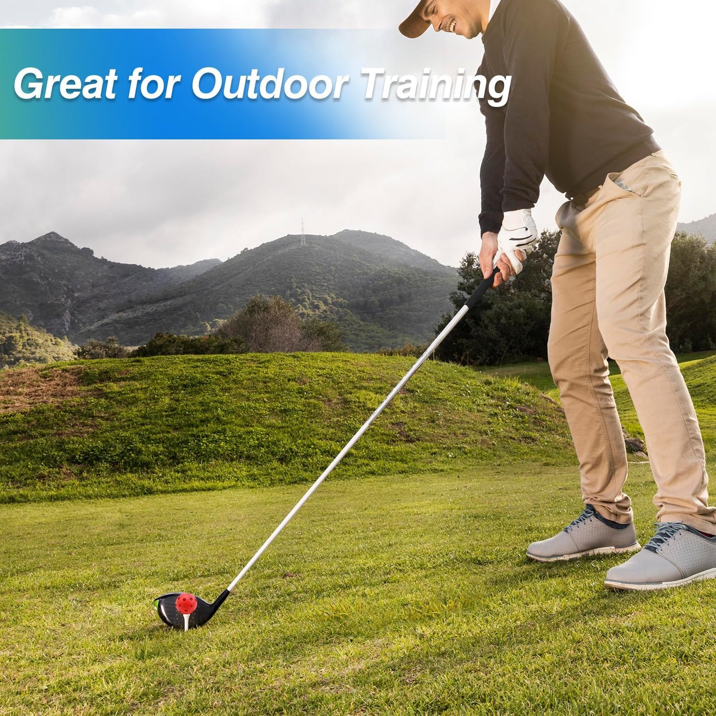 12 Pelotas Golf Plástico 1.575pulg Hueco Flujo Aire