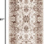 Alfombra área Rushmore Collection 2x5ft 1pulg crema