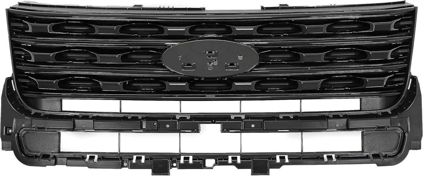 Rejilla delantera comp Ford Explorer 16-17 color negro