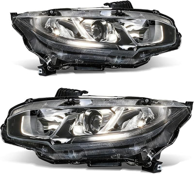 Reemplazo montaje proyector cromado faros halógenos Civic