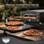 Horno eléctrico pizza aire libre 750 grados con termómetro